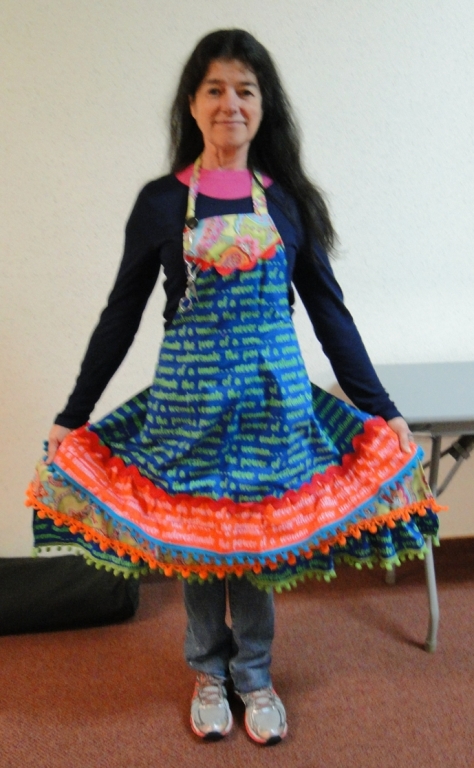 Carrolle LeMonnier - "Never Underestimate the Power of Women" Apron